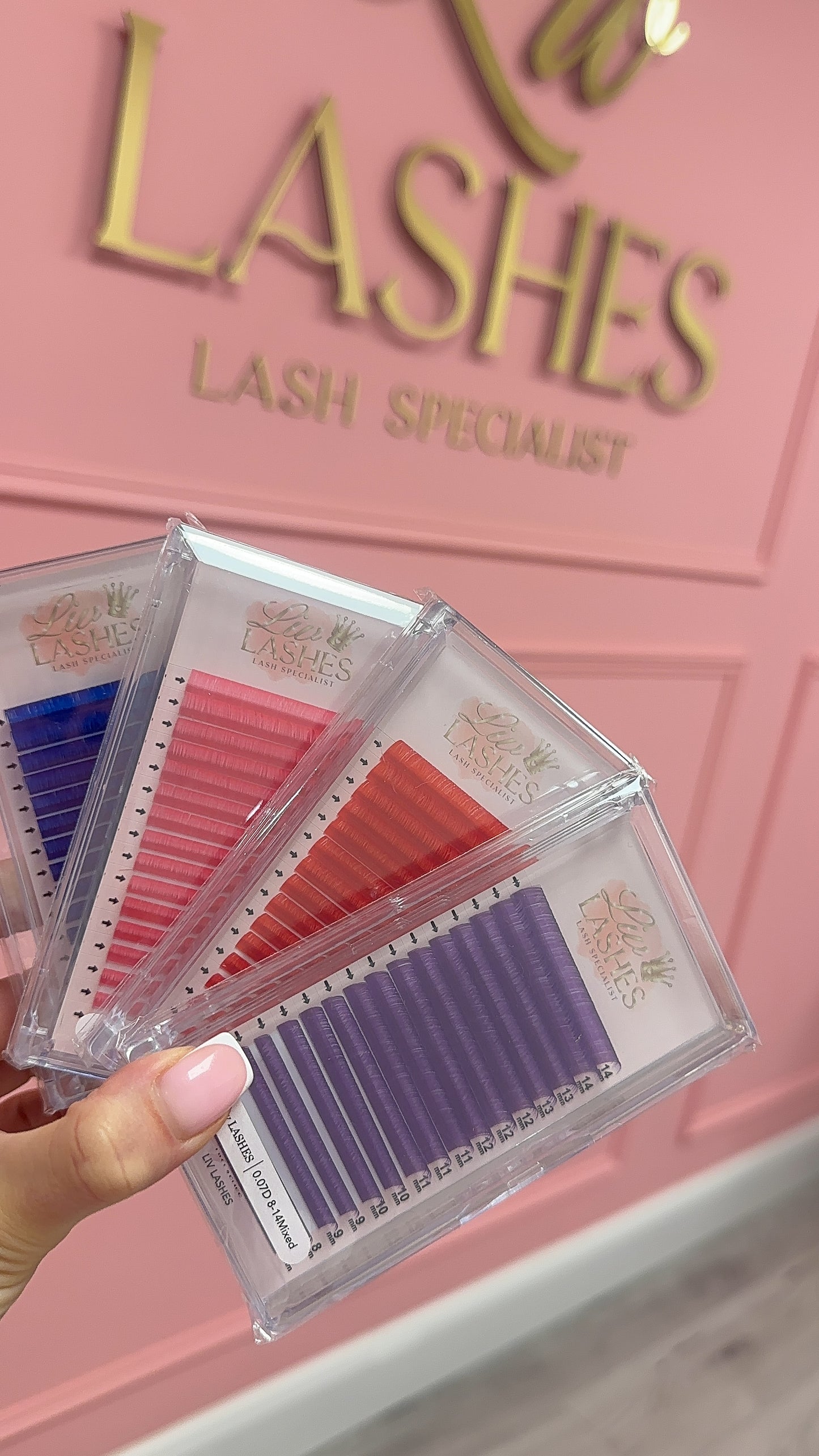 Coloured Lash Trays SALE