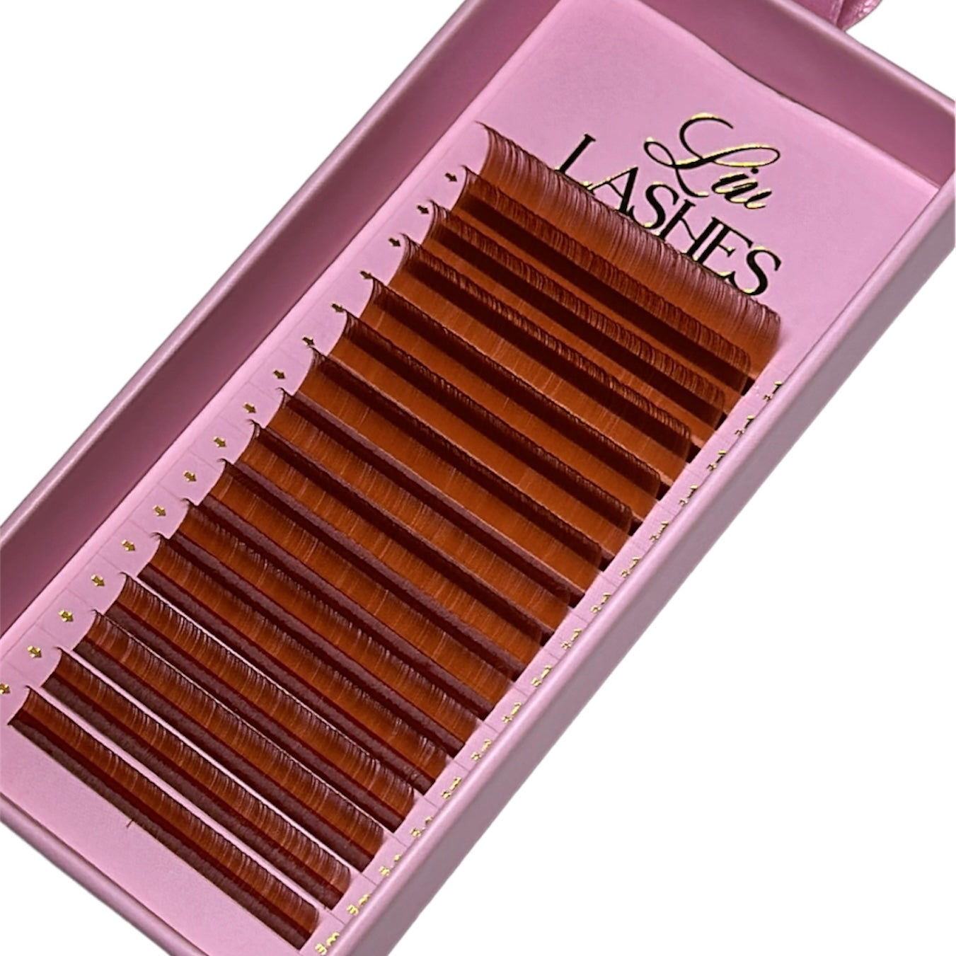 Auburn Brown Lashes