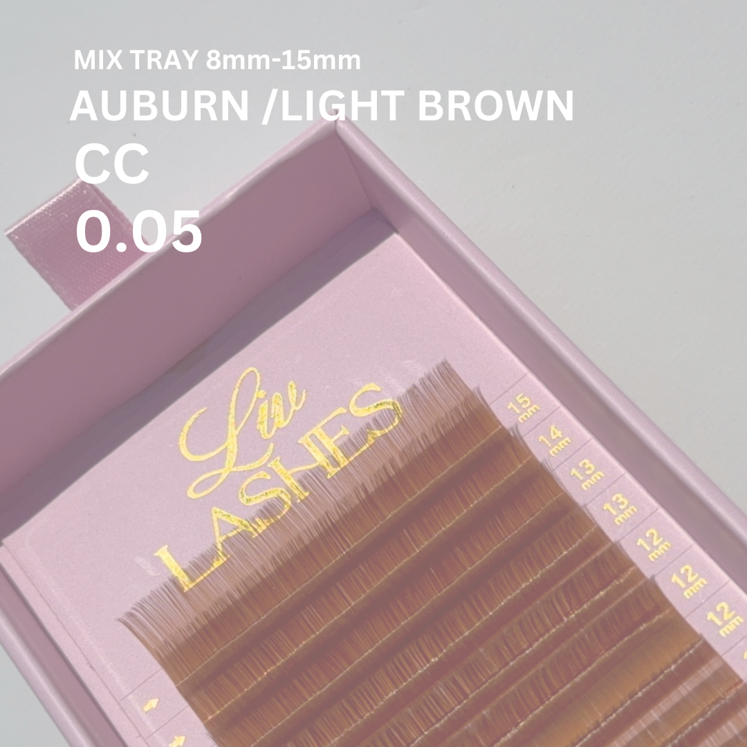 Auburn Brown Lashes