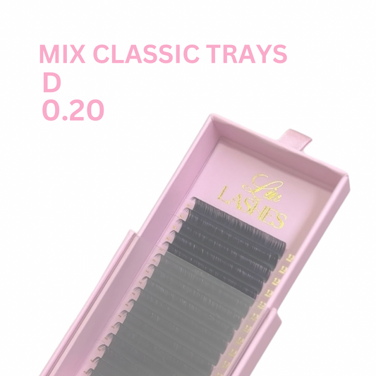 Classic lashes 0.20 mix trays